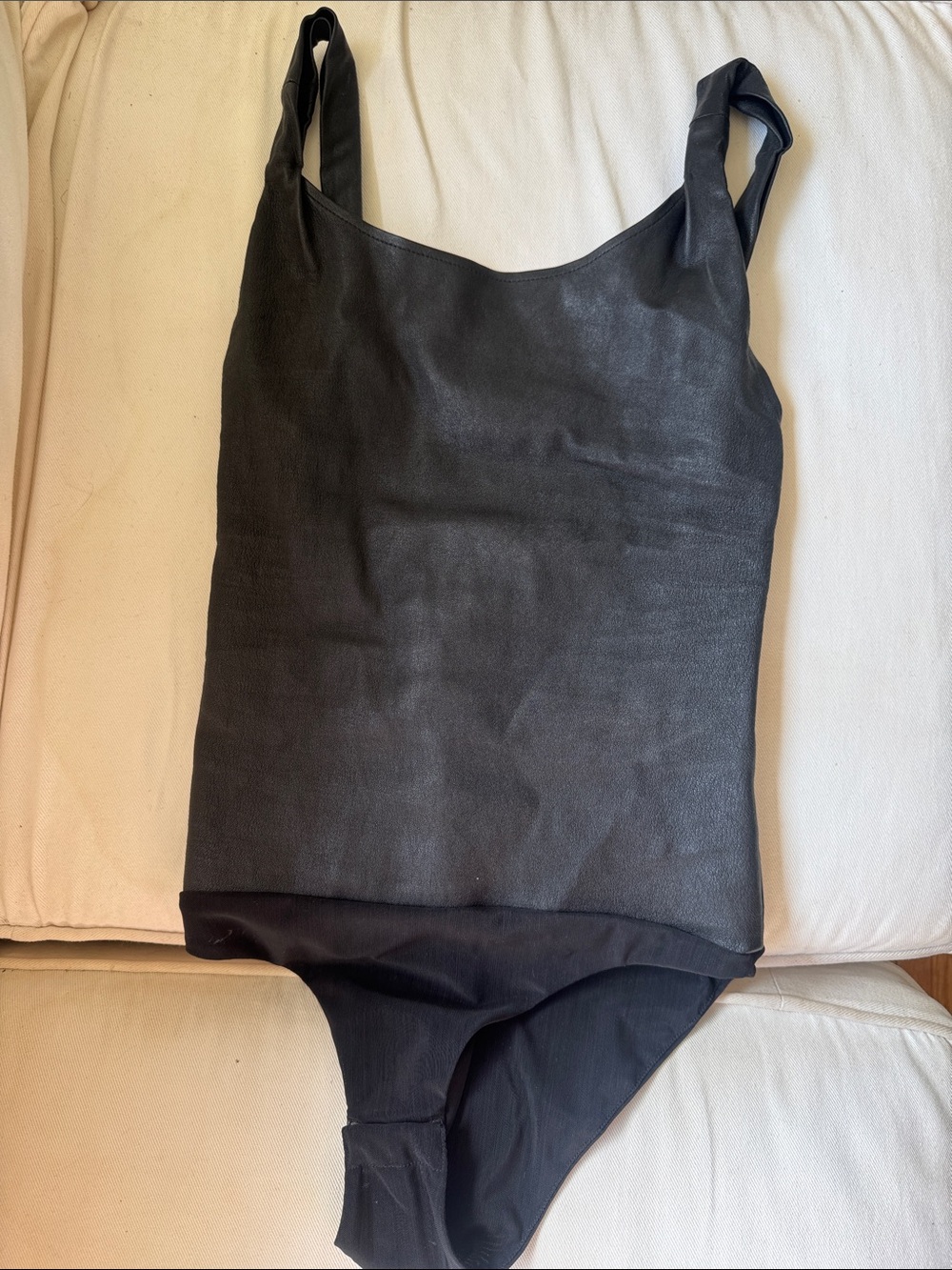 Zara Black Scoop Neck Bodysuit